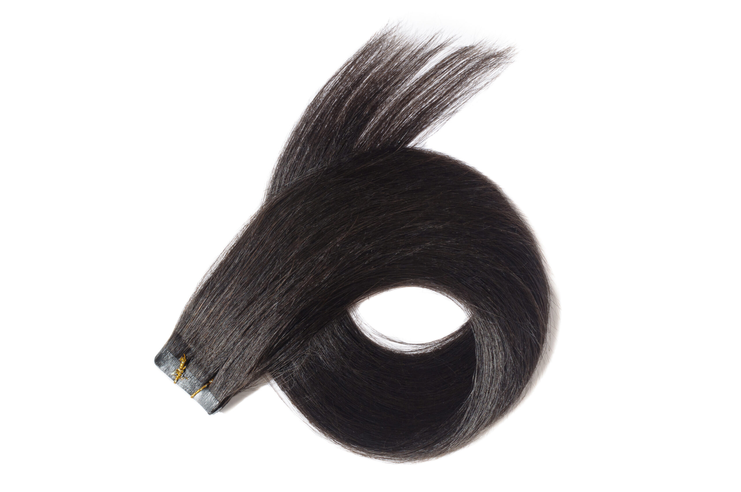 Straight,Natural,Black,Tape,In,Remy,Human,Hair,Extensions