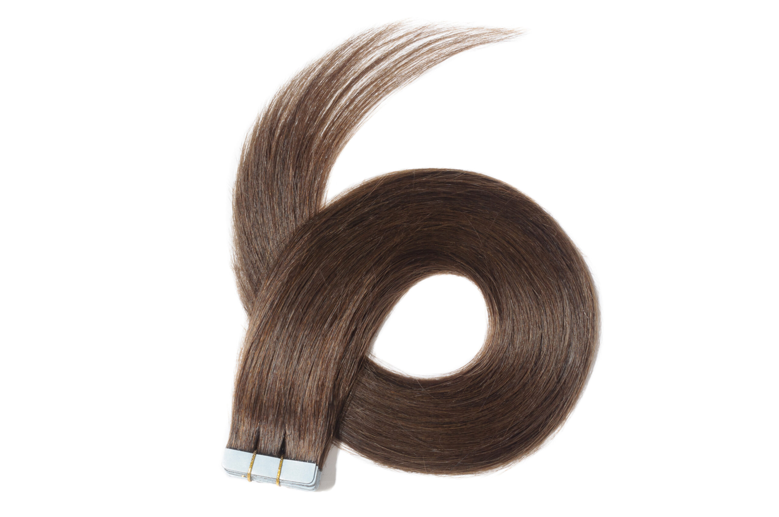 Straight,Dark,Brown,Tape,In,Remy,Human,Hair,Extensions
